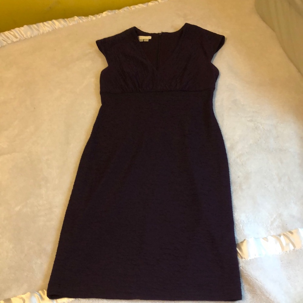 Purple dress, size 4p, brand London Times Petites